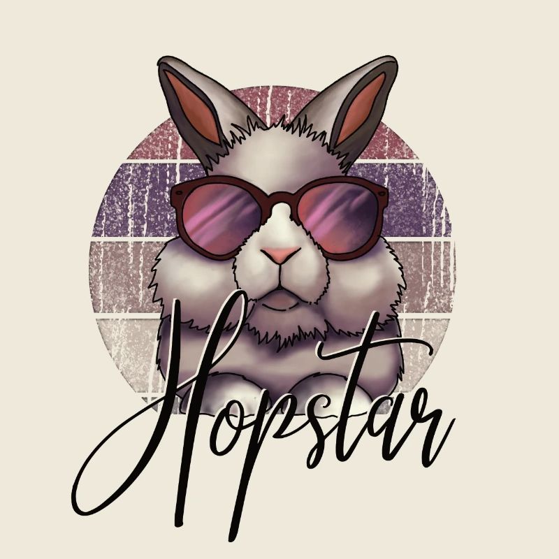 Cool Easter Bunny with Glasses Hoppel Bunny Hopster