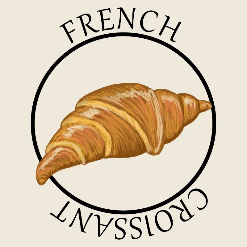 Croissant doré au beurre soleil