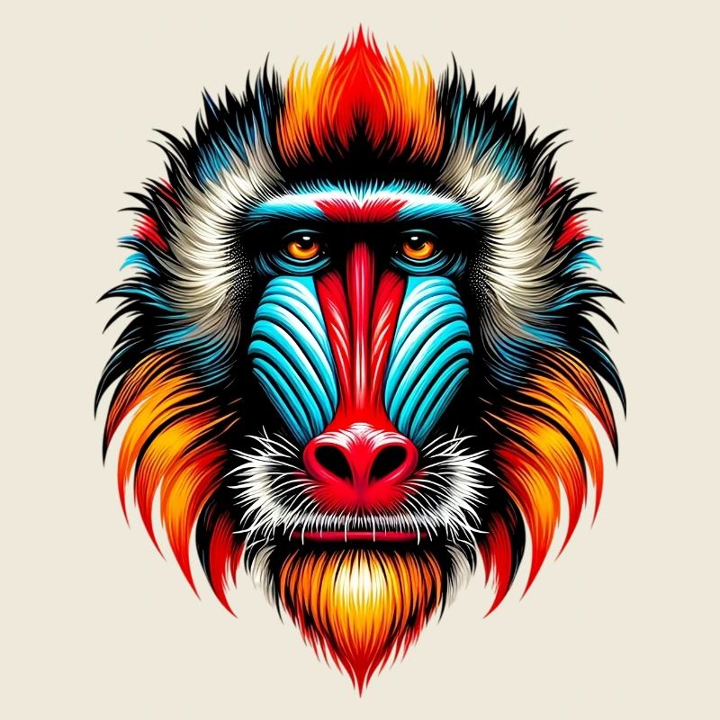 Singe mandrill
