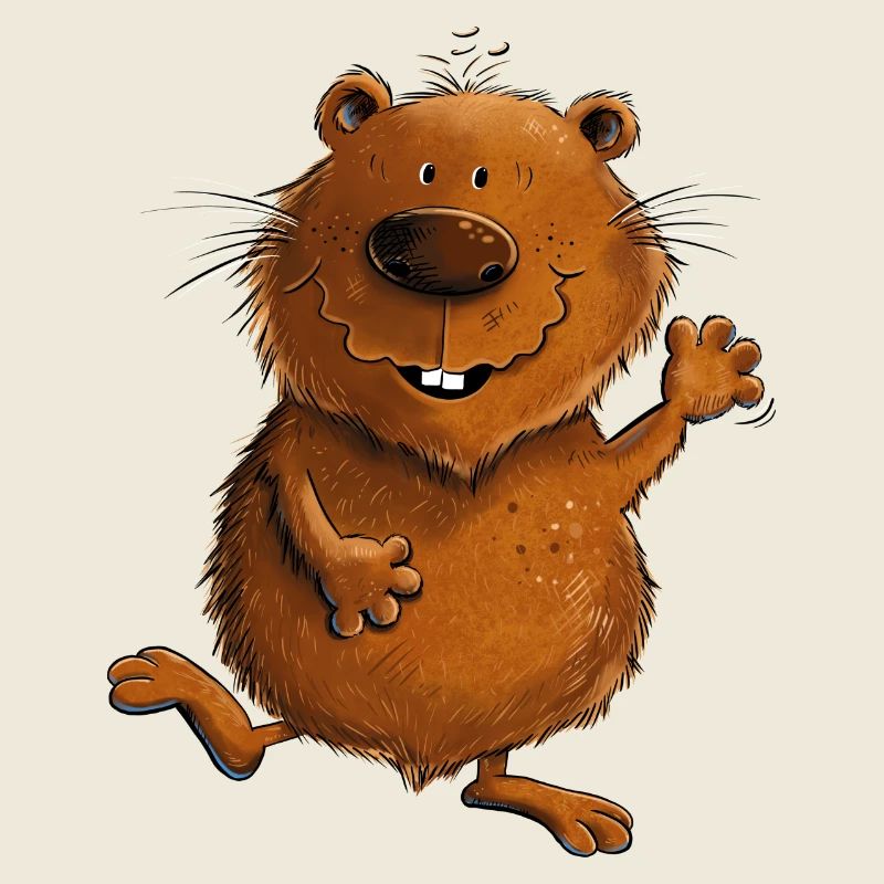 Drolliger Wombat Australien Wildtiere