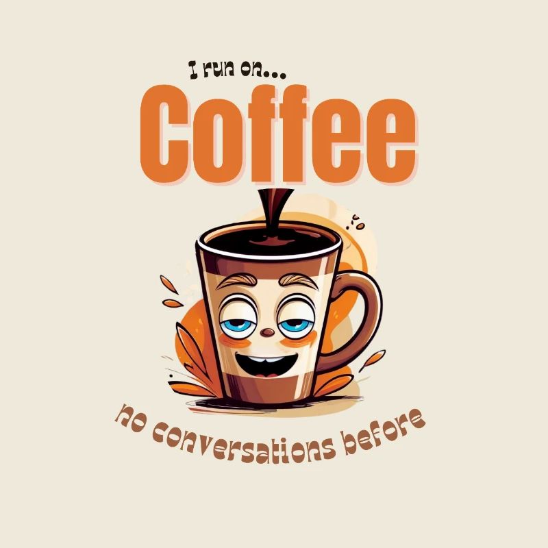 Courir au café – pas encore de parler