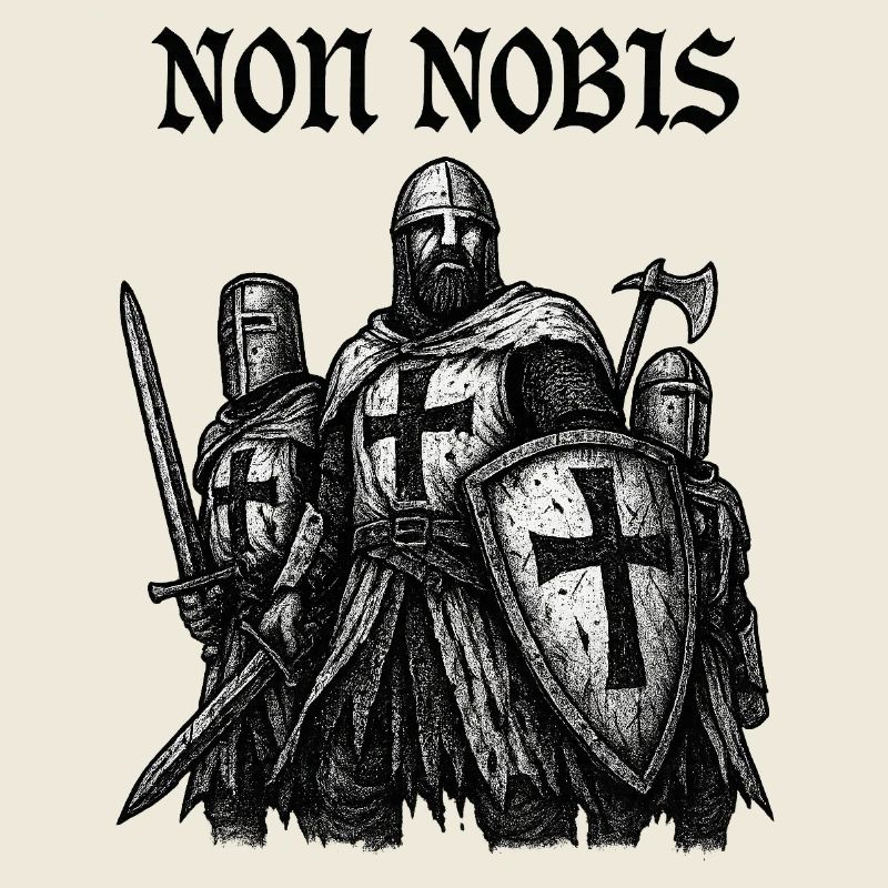 Templer nach der Schlacht – NON NOBIS