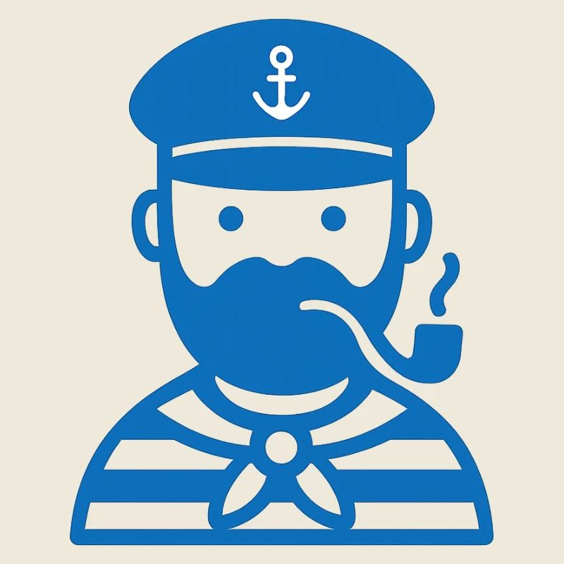 Marin. Capitaine. Otarie à fourrure