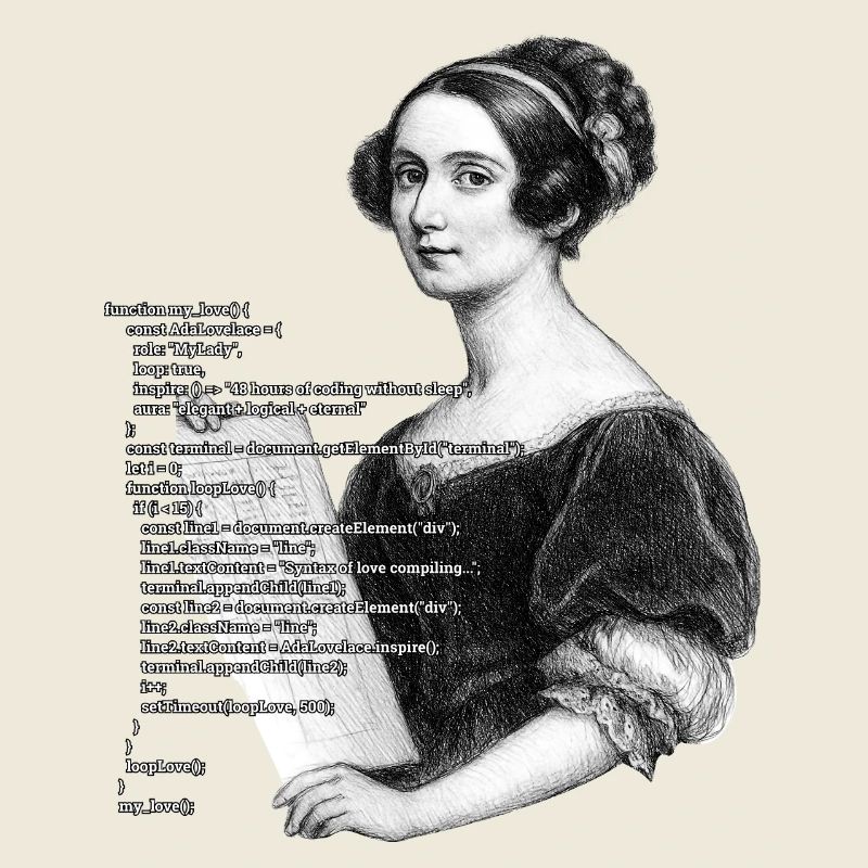 Ada Lovelace Peinture esthétique