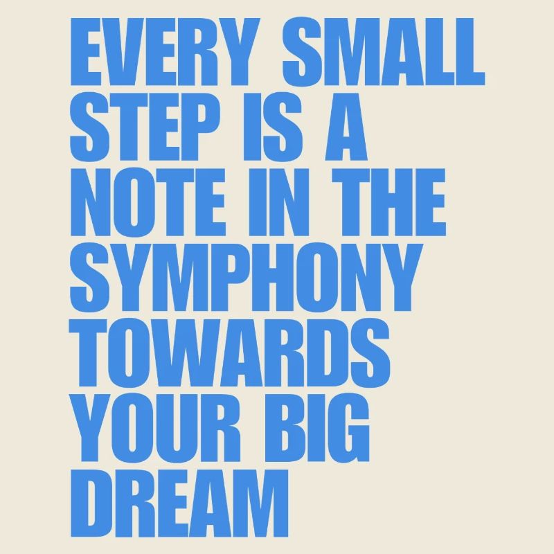 Inspirational Symphony Quote Design