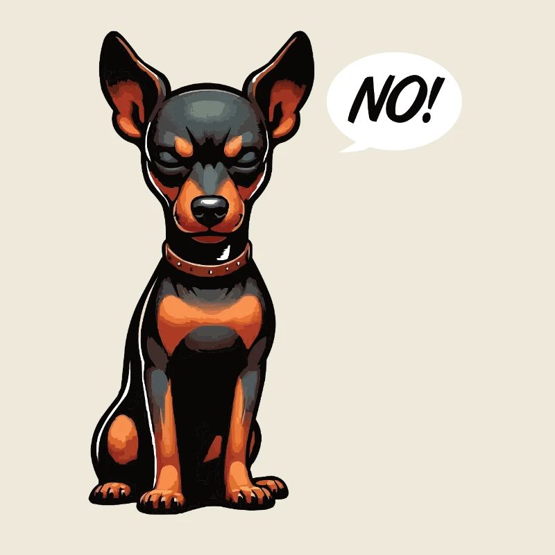 Pas de Pinscher miniature Pinscher Propriétaire de Pinscher