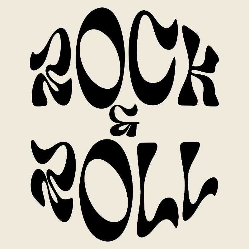 Conception de logo de musique Rock and Roll