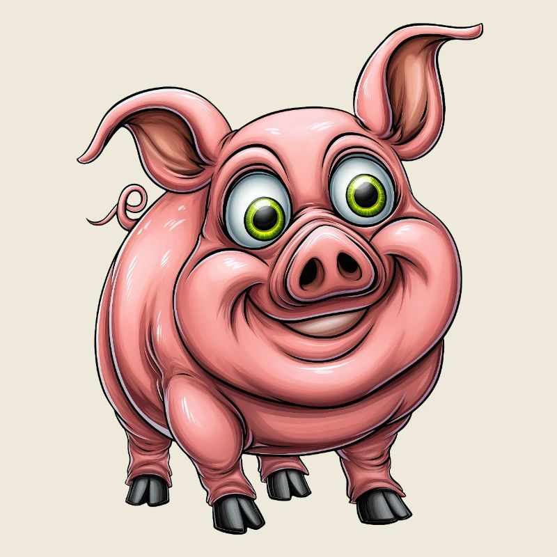 drôle de cochon rose :)