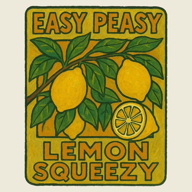 Presser un citron, c'est facile