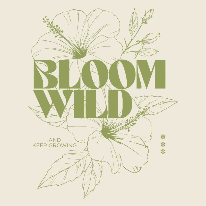 Bloom Wild Illustration botanique