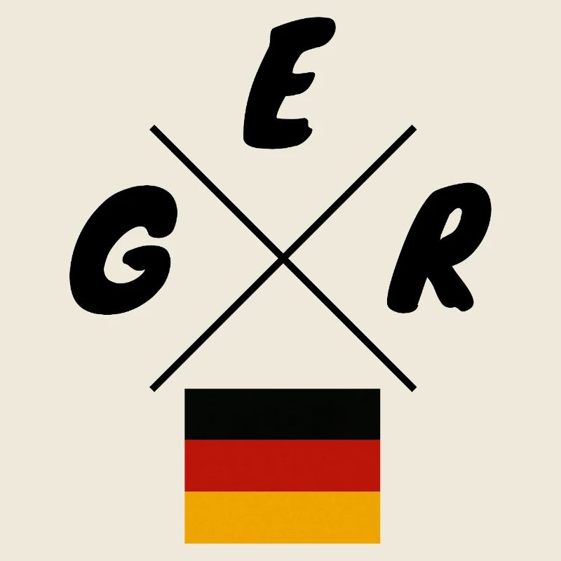 Drapeaux allemands Lettrage GER