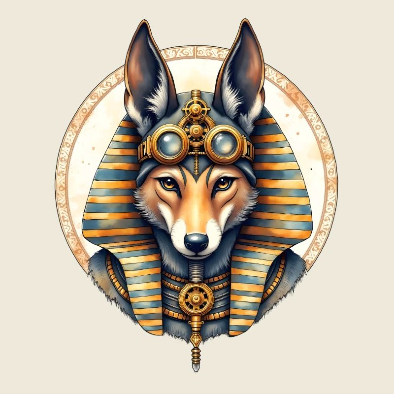 Style Steampunk Husky égyptien