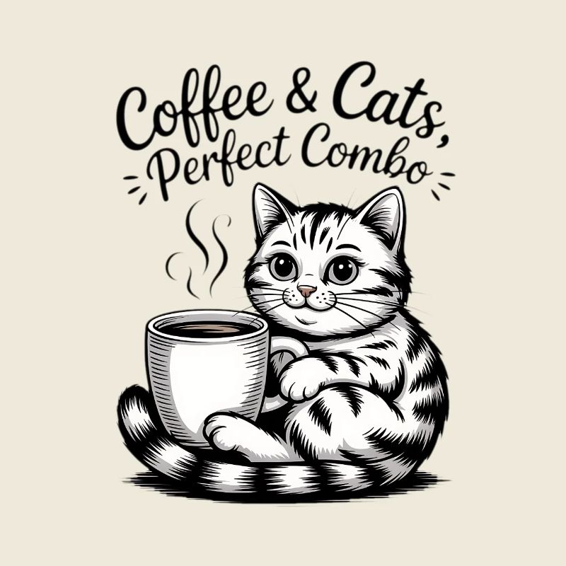 Cat and Coffee: Cozy Cup Painting