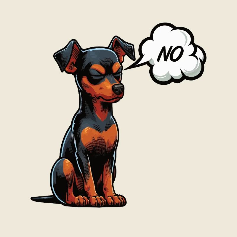 Pas de Pinscher miniature Pinscher Propriétaire de Pinscher