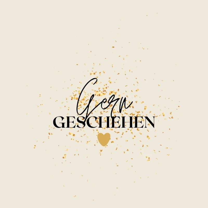 Goldkonfetti Herzfeuer