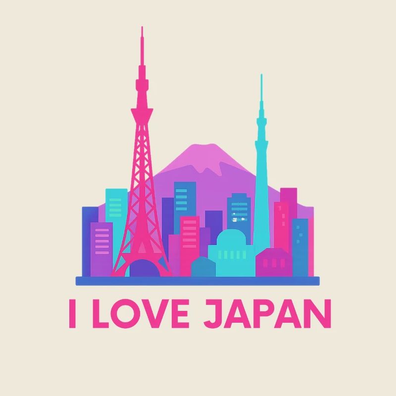 Ich liebe Japan Skyline