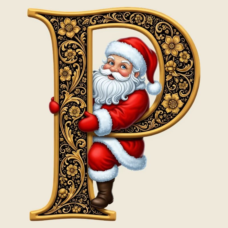 P Doré Noël avec Père Noël