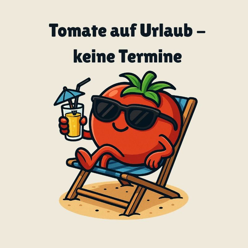 Tomate en vacances – Sans dattes Motifs végétaux