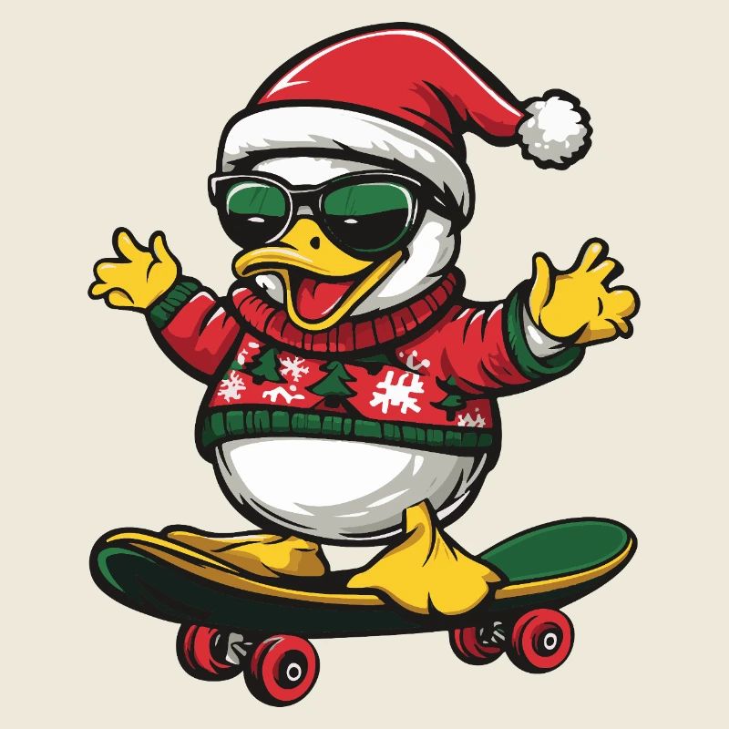Duck Christmas Funny