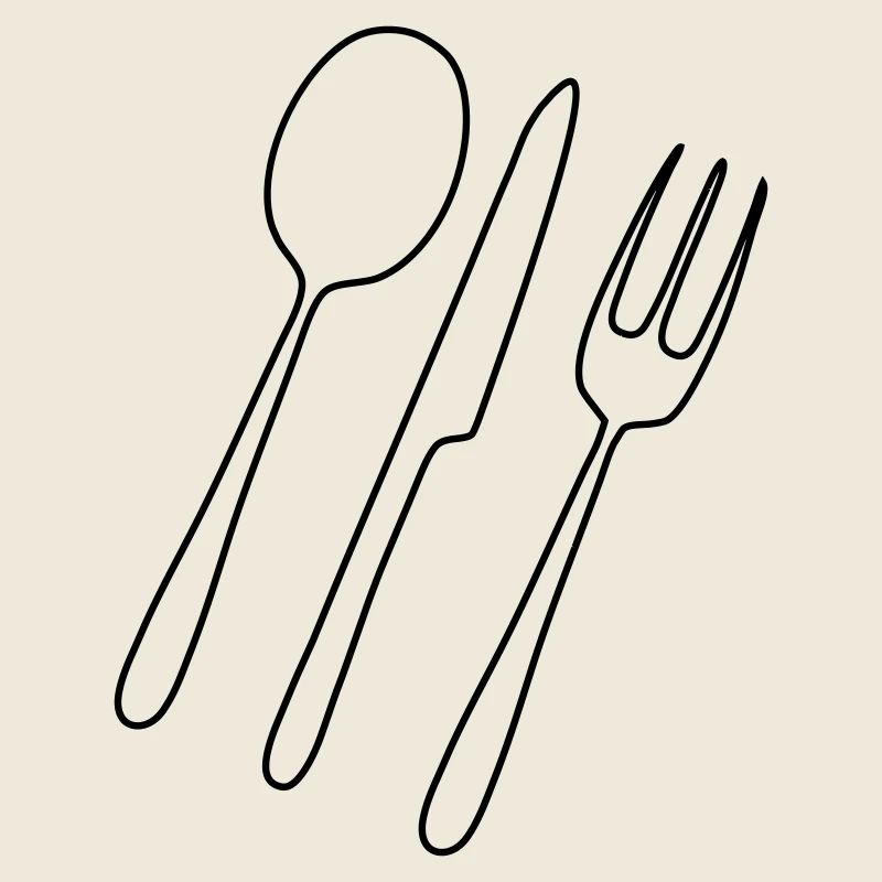 Besteck Gabel Löffel