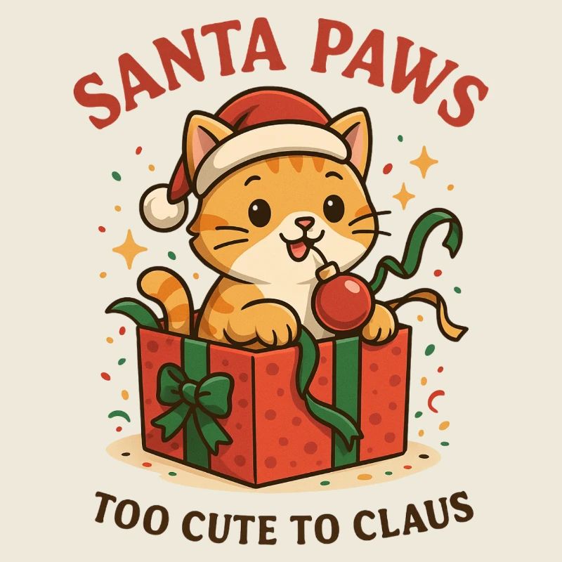 Santa Paws – Festliche Katzenfreude
