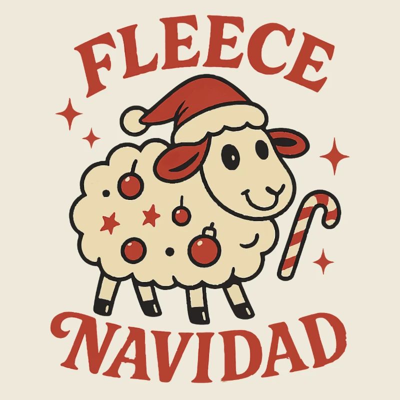 Lustiges Weihnachtsgeschenk Fleece Navidad