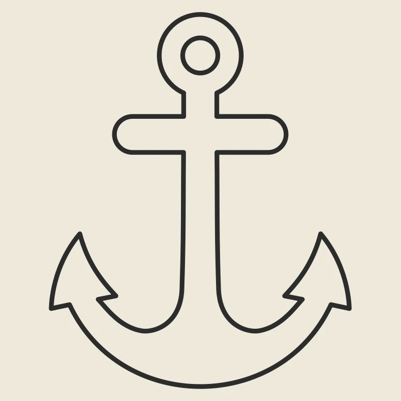 Anker Minimalistisches Design