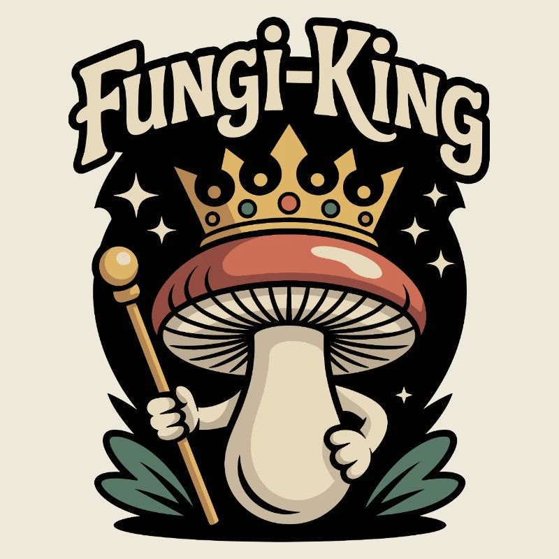 Champignon King Champignon drôle