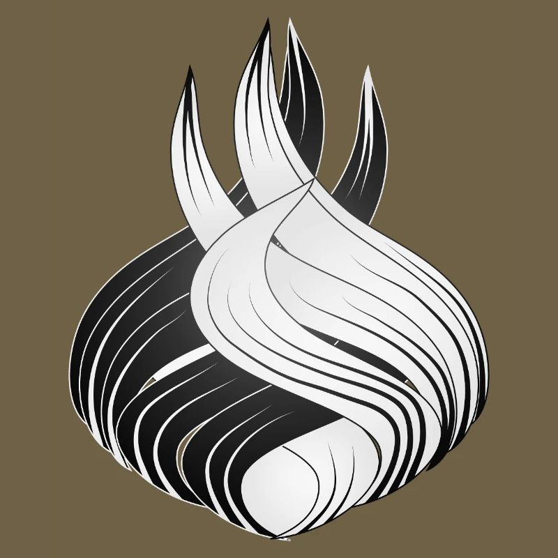 Formes abstraites – Design dynamique en noir et blanc