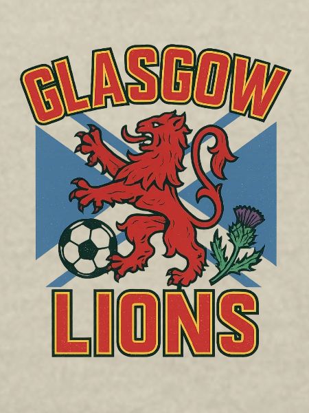 Glasgow Lions Emblem-Abzeichen