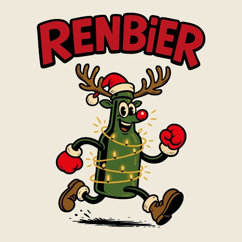 Renbier – Weihnachtsbier Geschenkidee Bier xmas