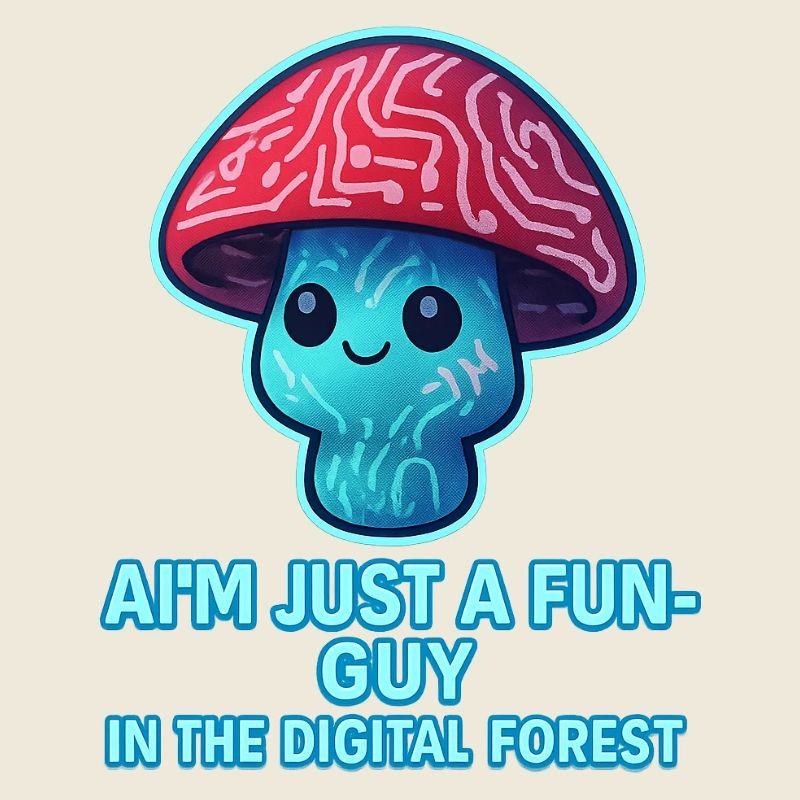 Fun Guy in the Digital Forest