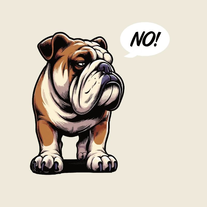 Pas de bouledogue anglais Bully Bully Owner
