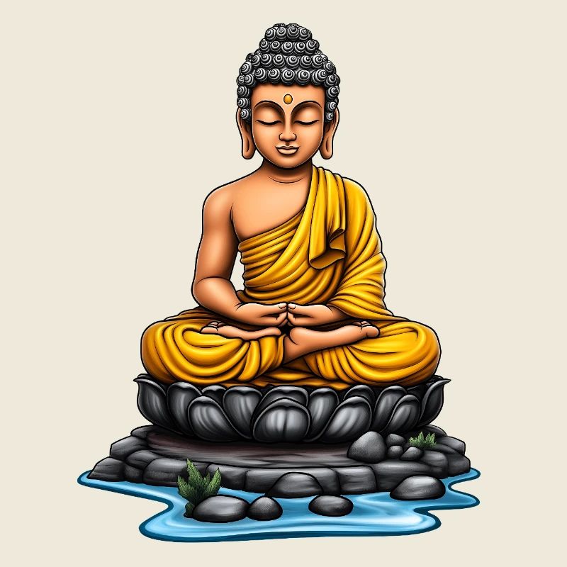 Buddha bei Meditation