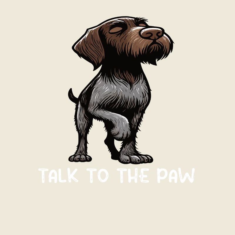 Talk to the Paw German Wirehaired Wire Holder