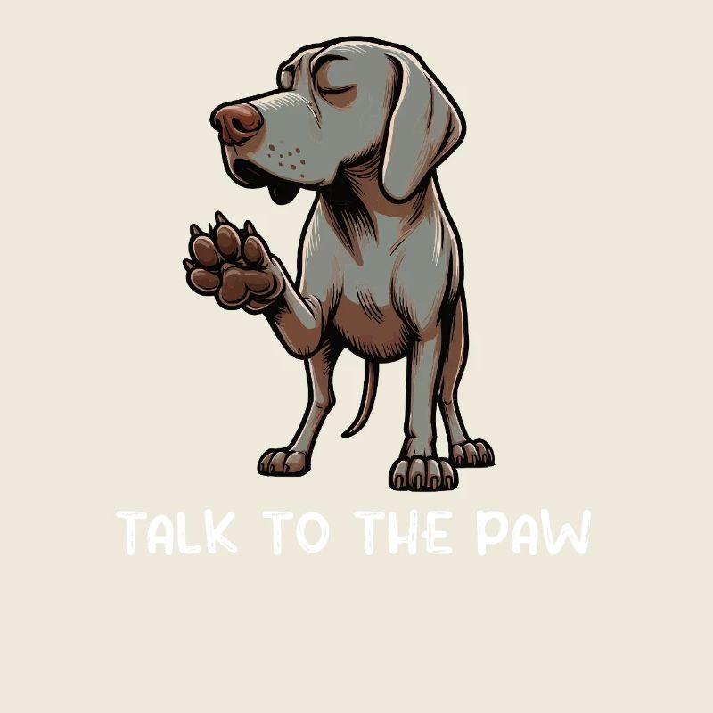 Talk to the Paw Weimaraner Weimaraner Lovers