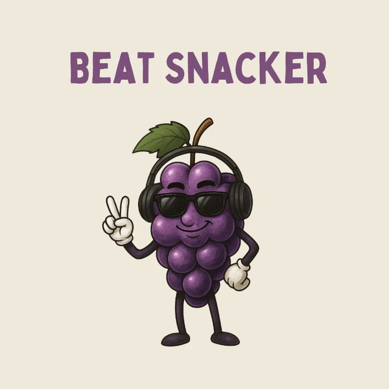 Beat Snacker Grape Headphones