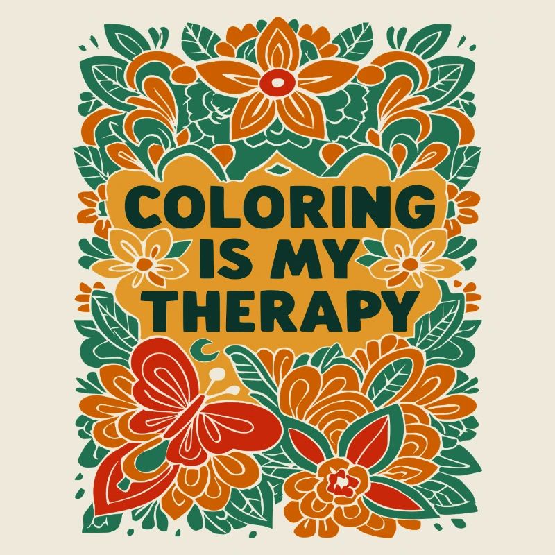 Coloring is my Therapy