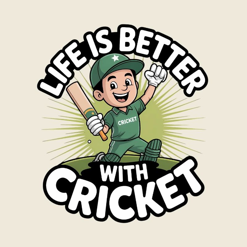 Drôle de cricket : Jeu de cricket vintage