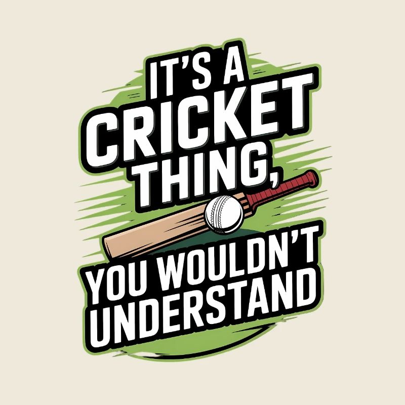Drôle de cricket : Jeu de cricket vintage