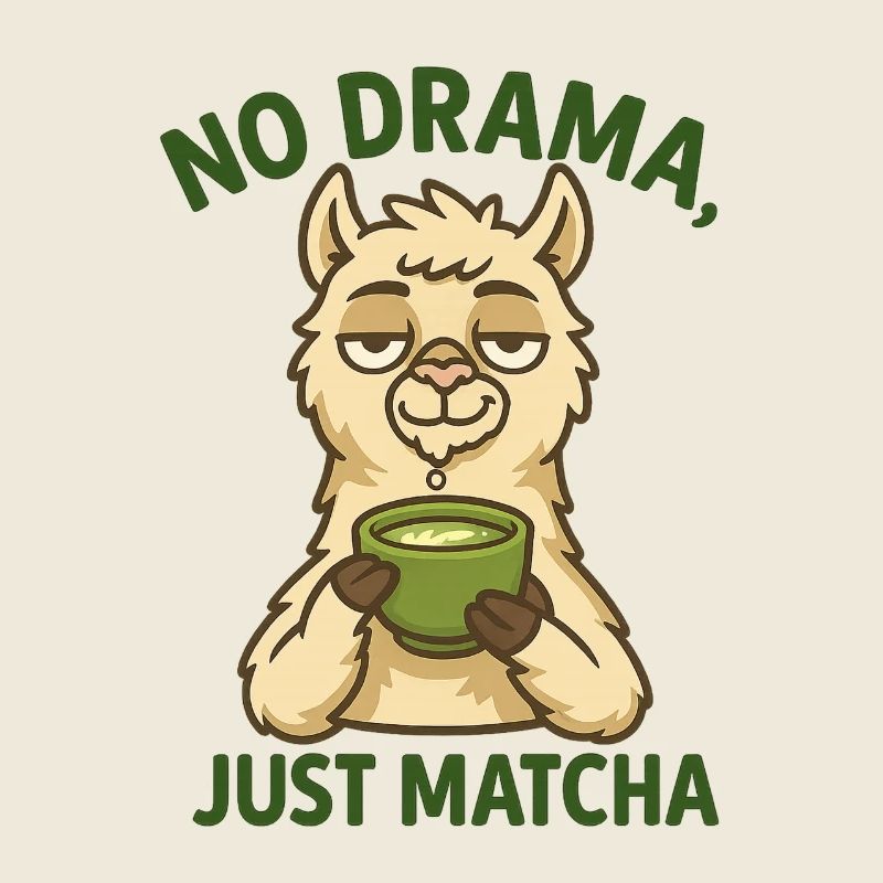 Pas de drame Llama Juste du matcha