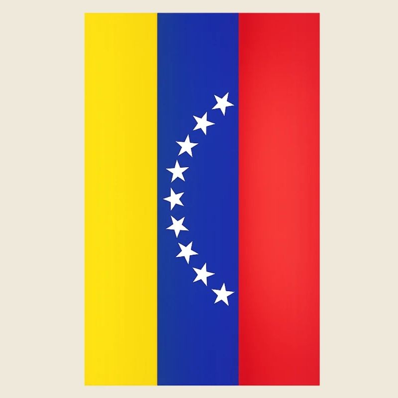 Venezuela-Flaggenbogen-Sterne