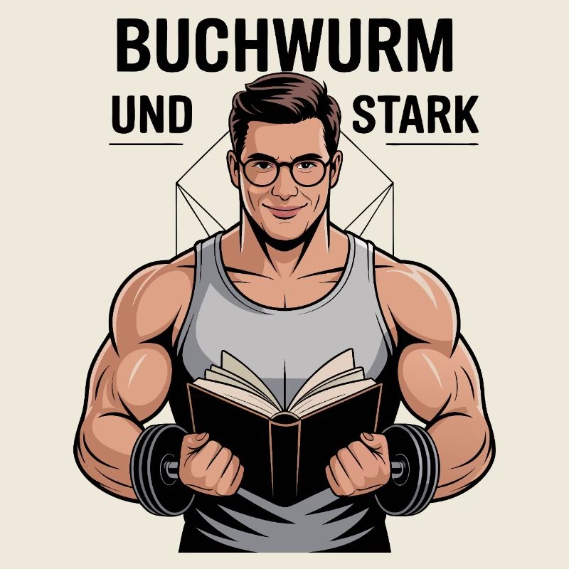 Buchwurm Stark Lesekraft