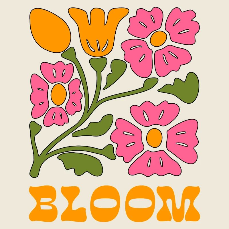 Pop Art floral et splendeur