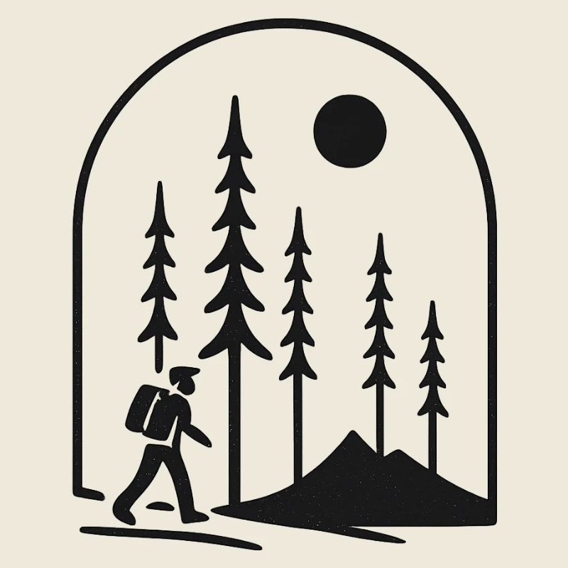 Night hike in the forest Fans gift idea