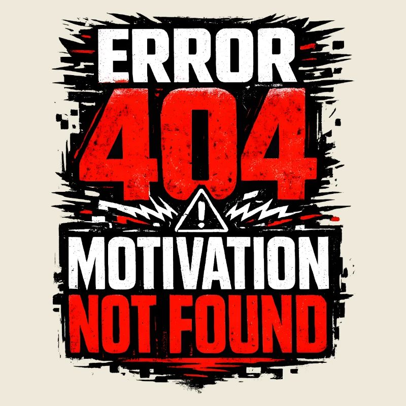 404 Motivation Not Found Grafik