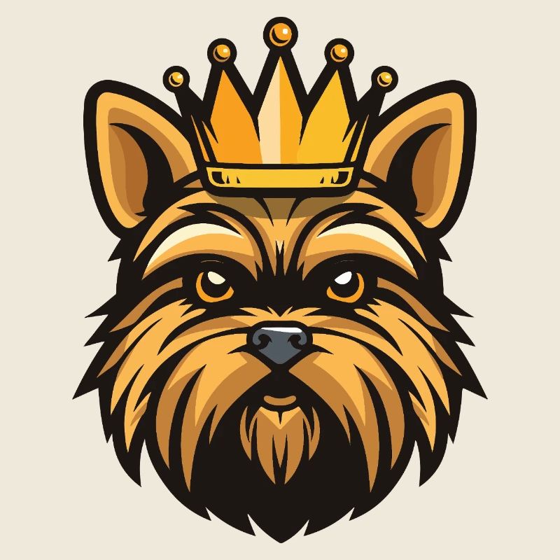 Yorkshire Terrier Hund Krone