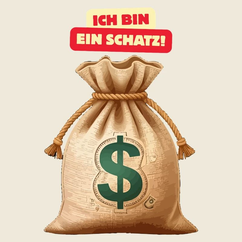 Ich bin ein Schatz Geldsack