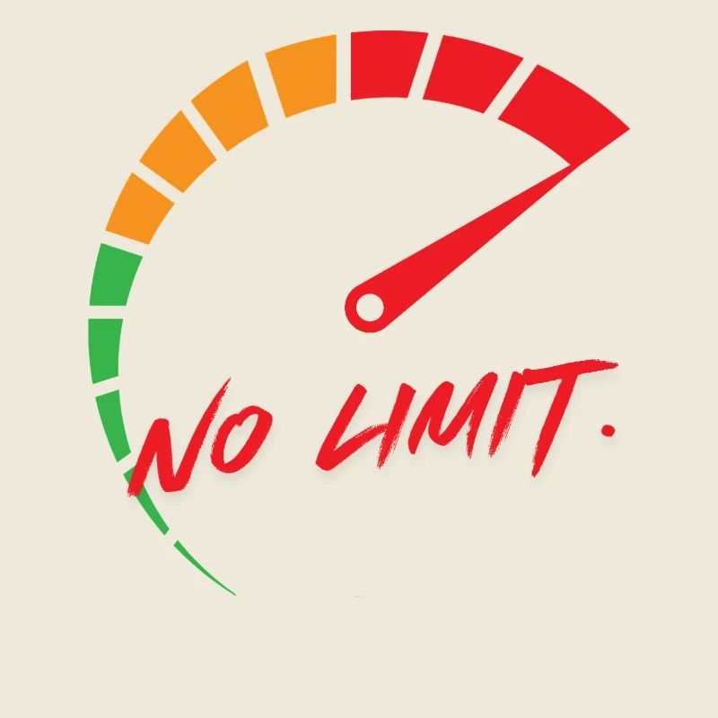 No limit: speed display