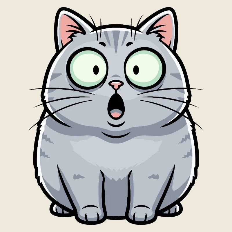 Dessin animé surprise sur le chat